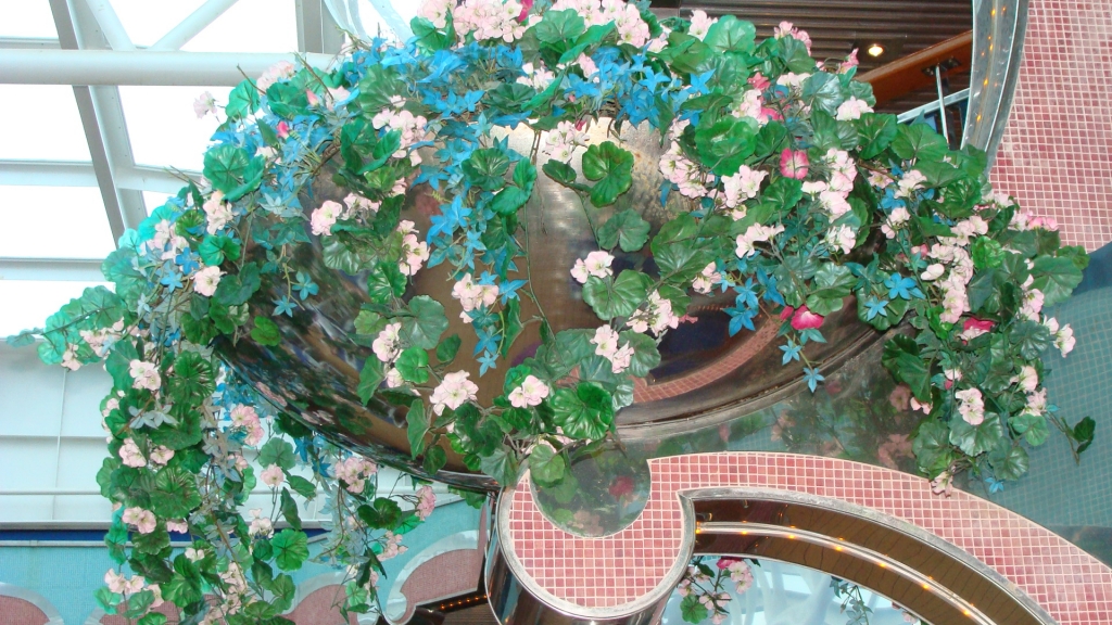 Hanging Flowers at the Splendido Pool