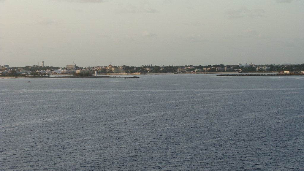 Harbor entrance ahead