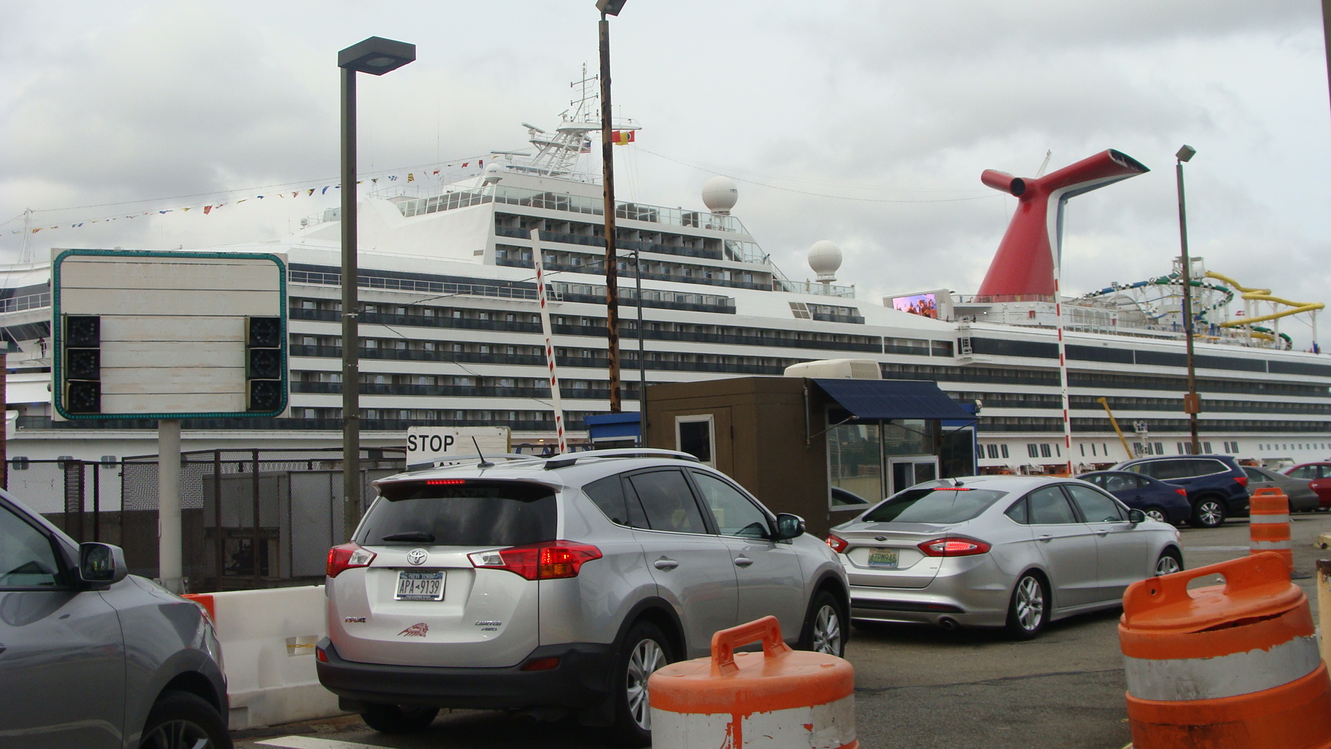 In line for parking