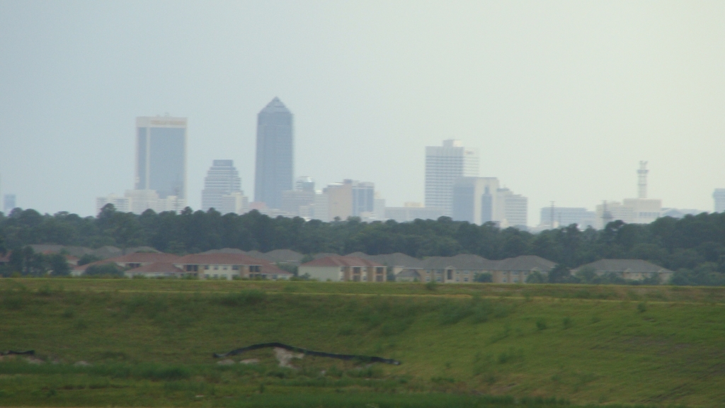 Jacksonville in the distance