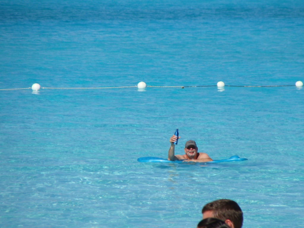 Jamman enjoying the water