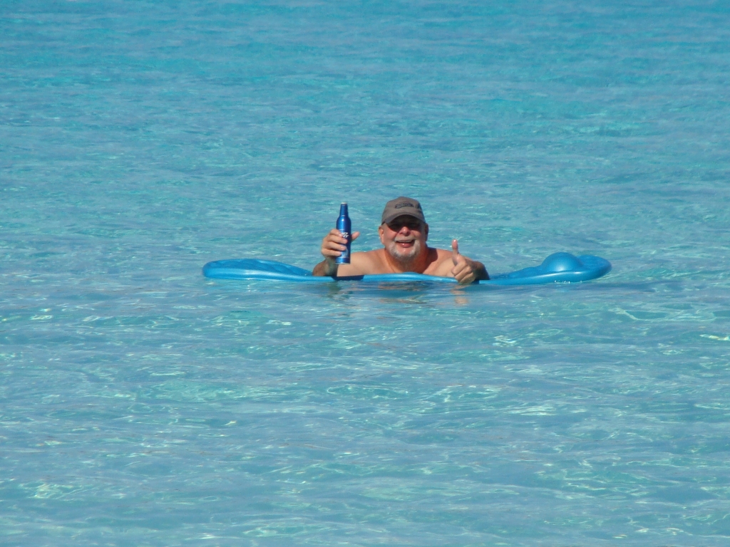 Jamman enjoying the water