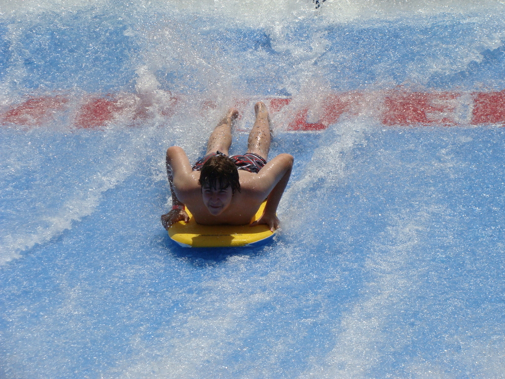 Kevin on Flowrider