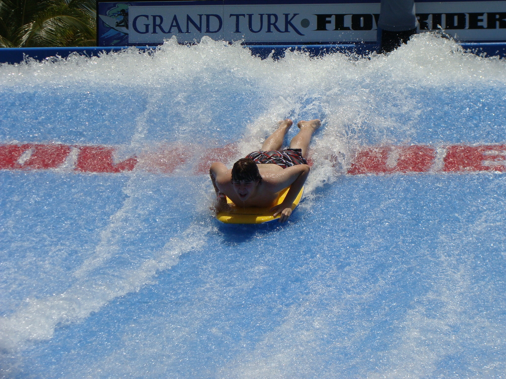 Kevin on the Flowrider