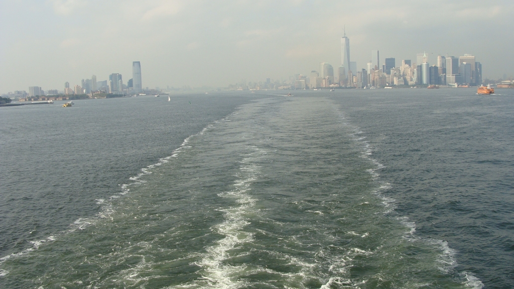 Leaving Manhattan behind