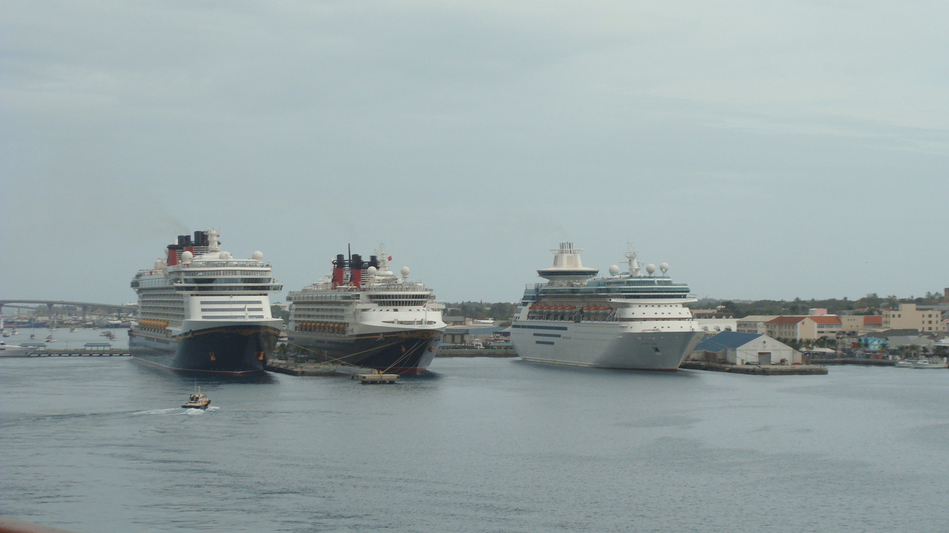 Leaving Nassau harbor