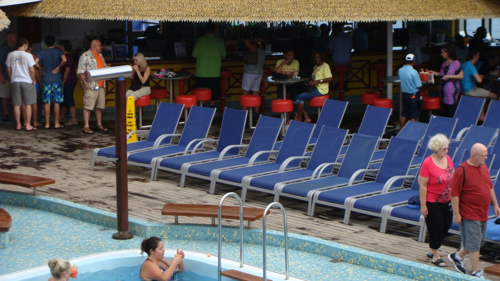 Lido Pool Bar - starboard side