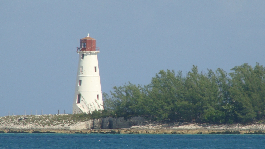 Lighthouse across the harbor