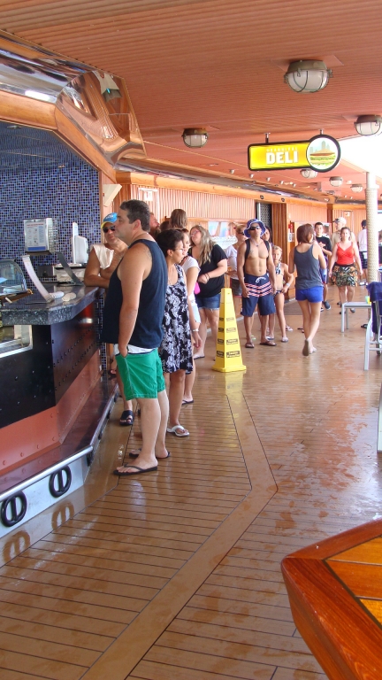 Line for the Deli