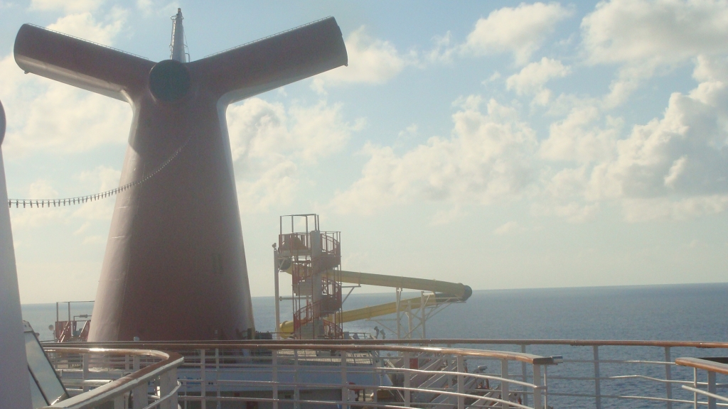 Looking aft from deck 11