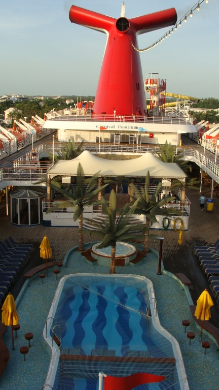 Looking aft from deck 12