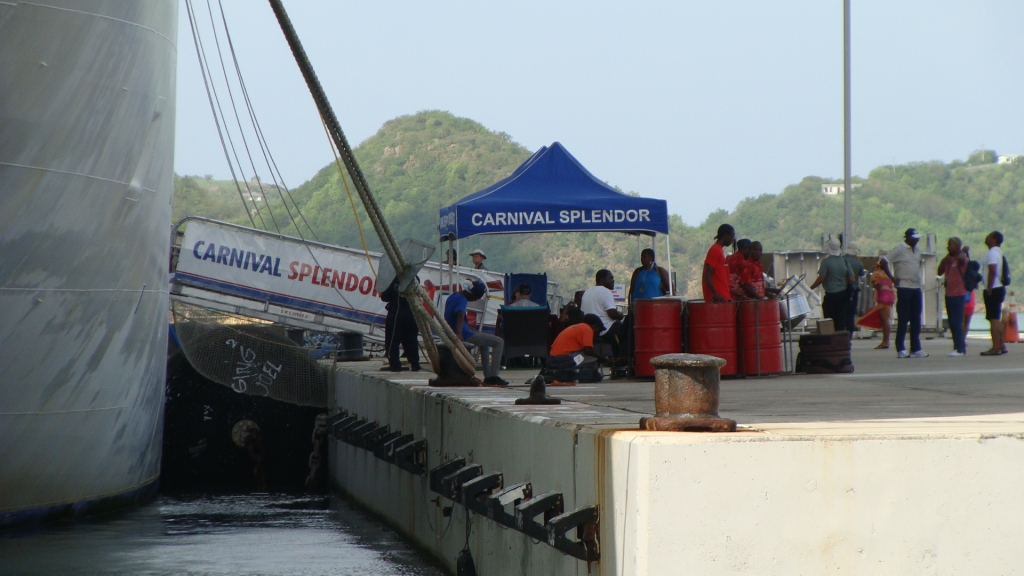 Looking back at the gangways