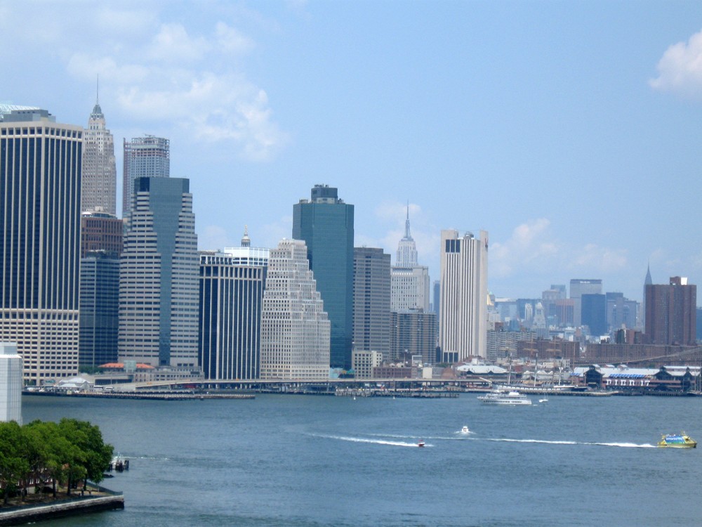 Manhatten from the deck of the Caribbean Princess