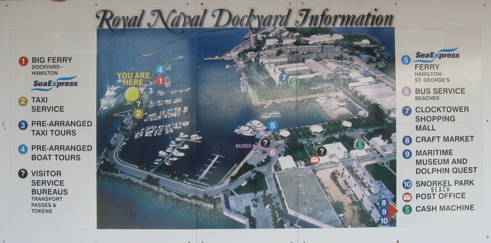 Map of the Royal Navy Dock Yard