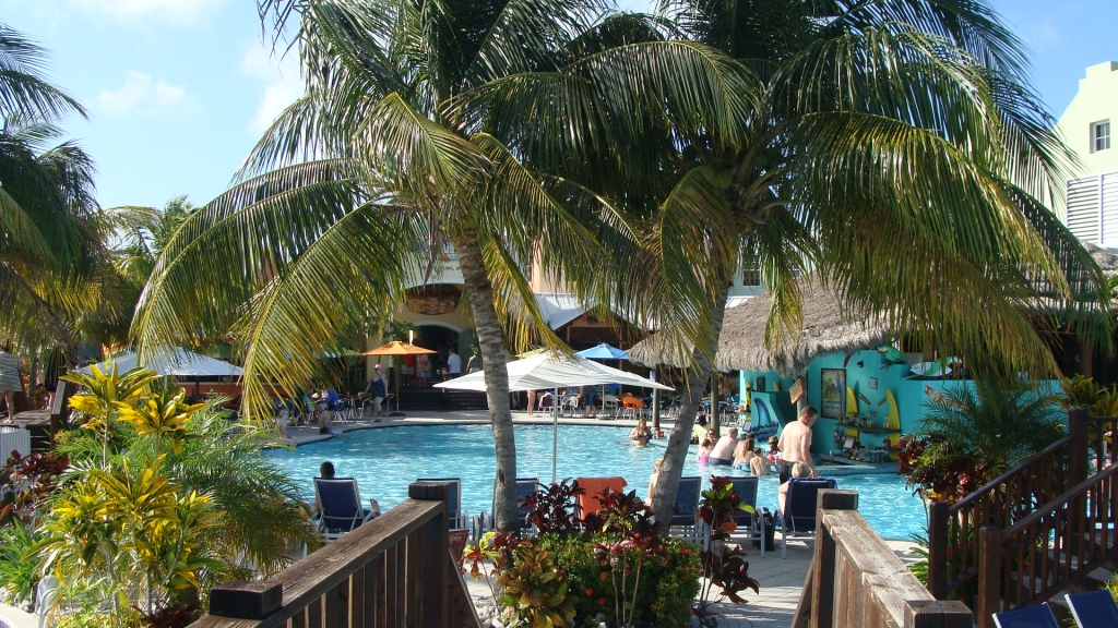Margaritaville pool bar view