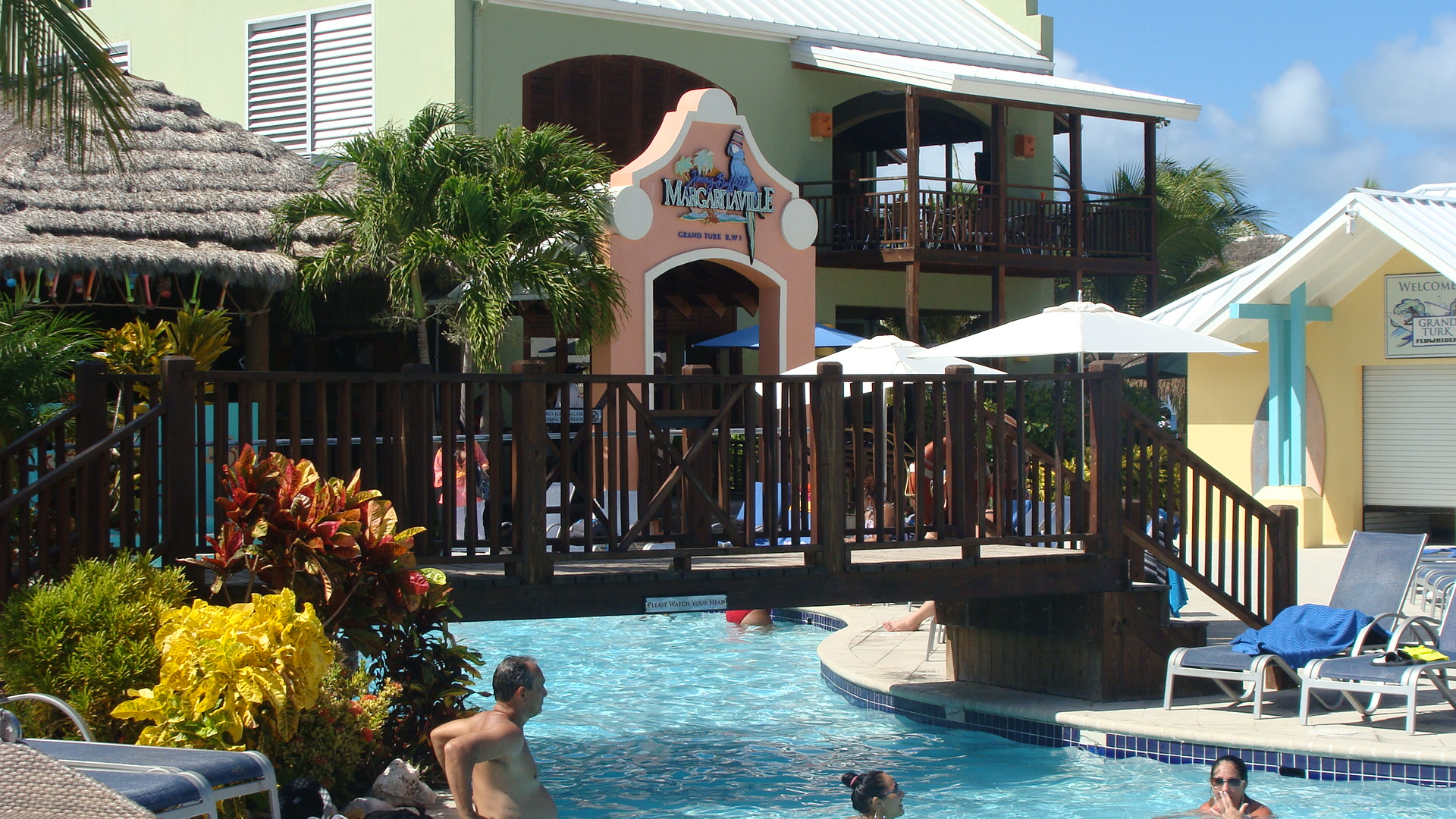 Margaritaville pool views