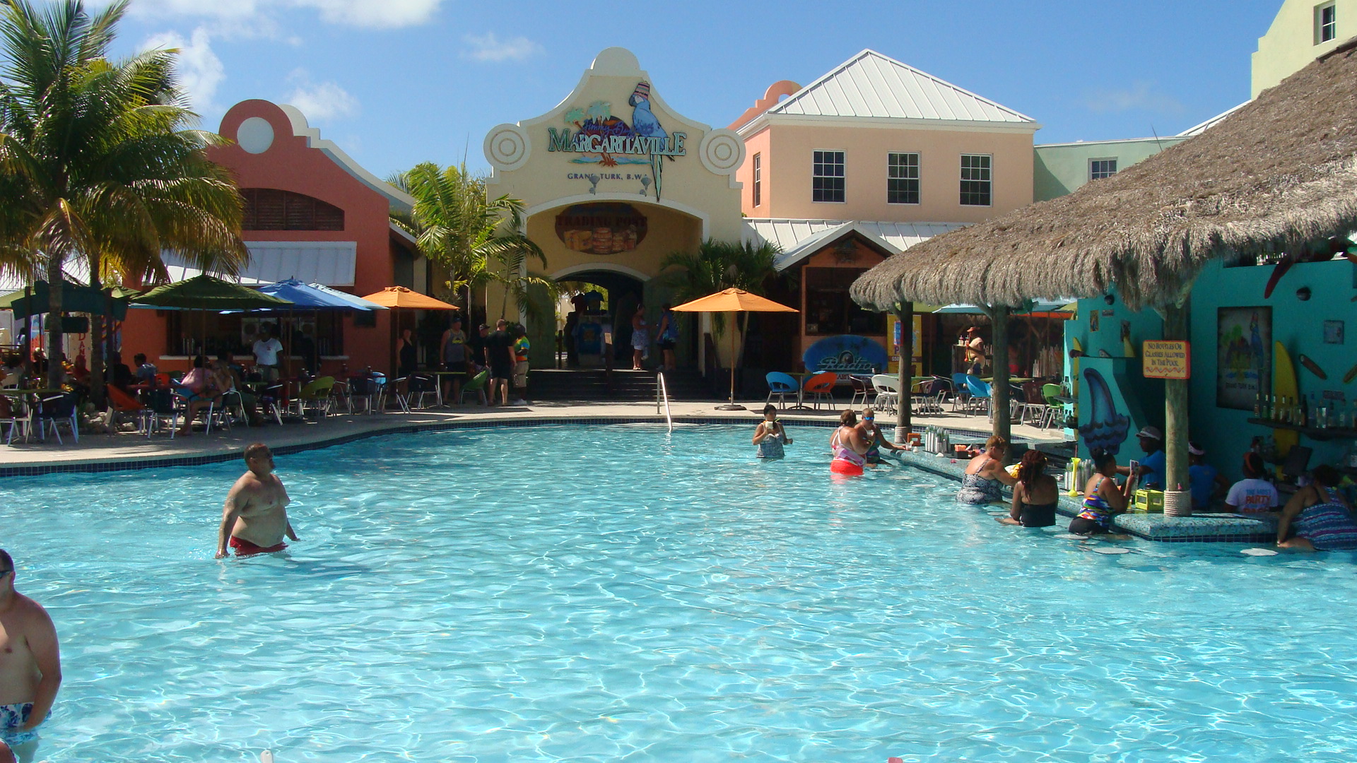 Margaritaville pool views