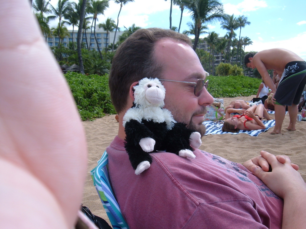 Marty & Monkey on Ka'anapali