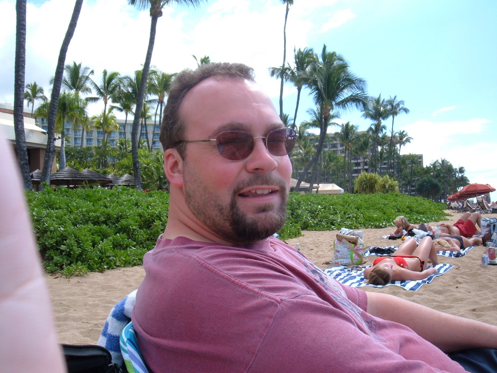 Marty on Ka'anapali in Maui