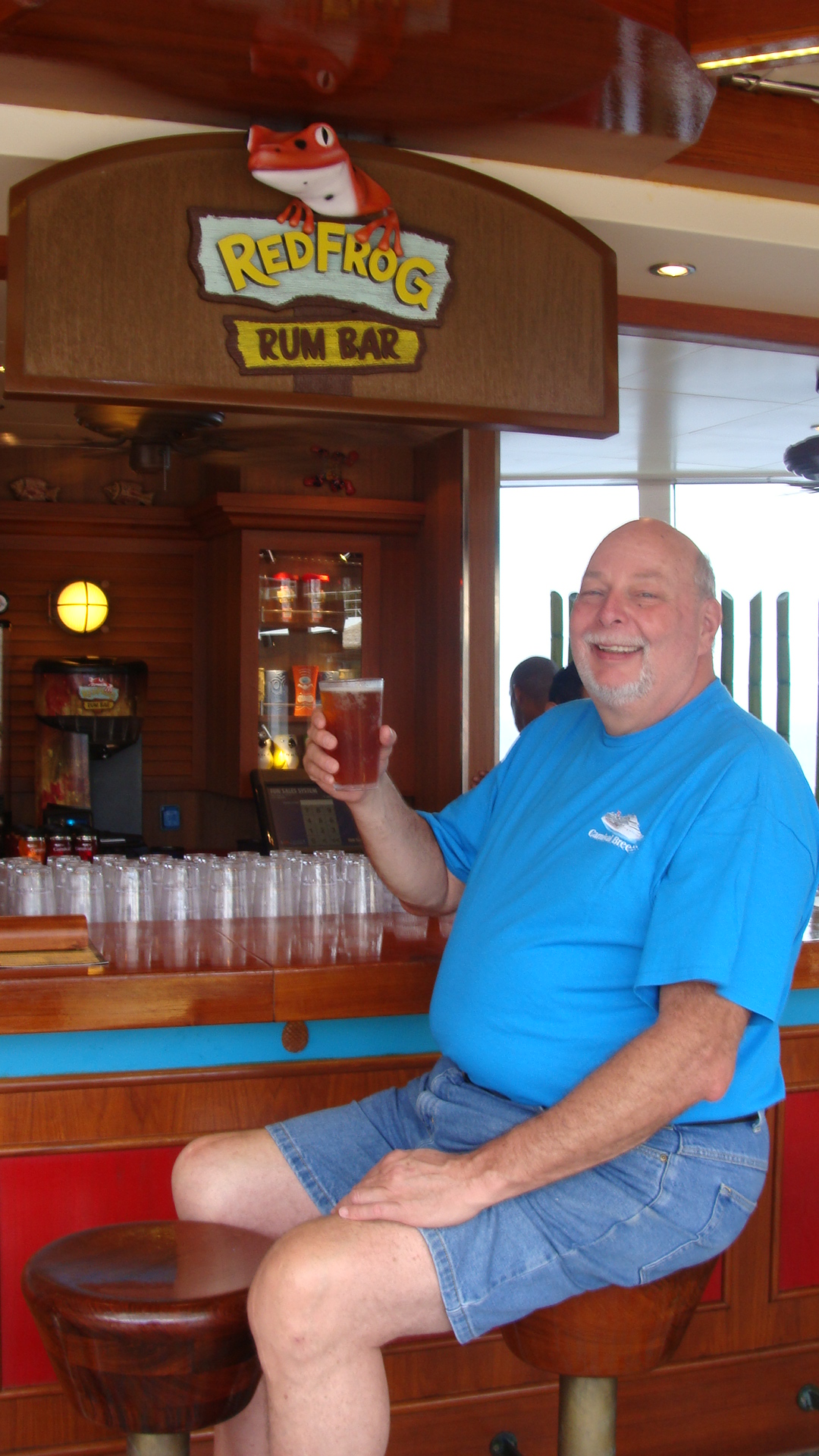 Me at the Red Frog Rum Bar