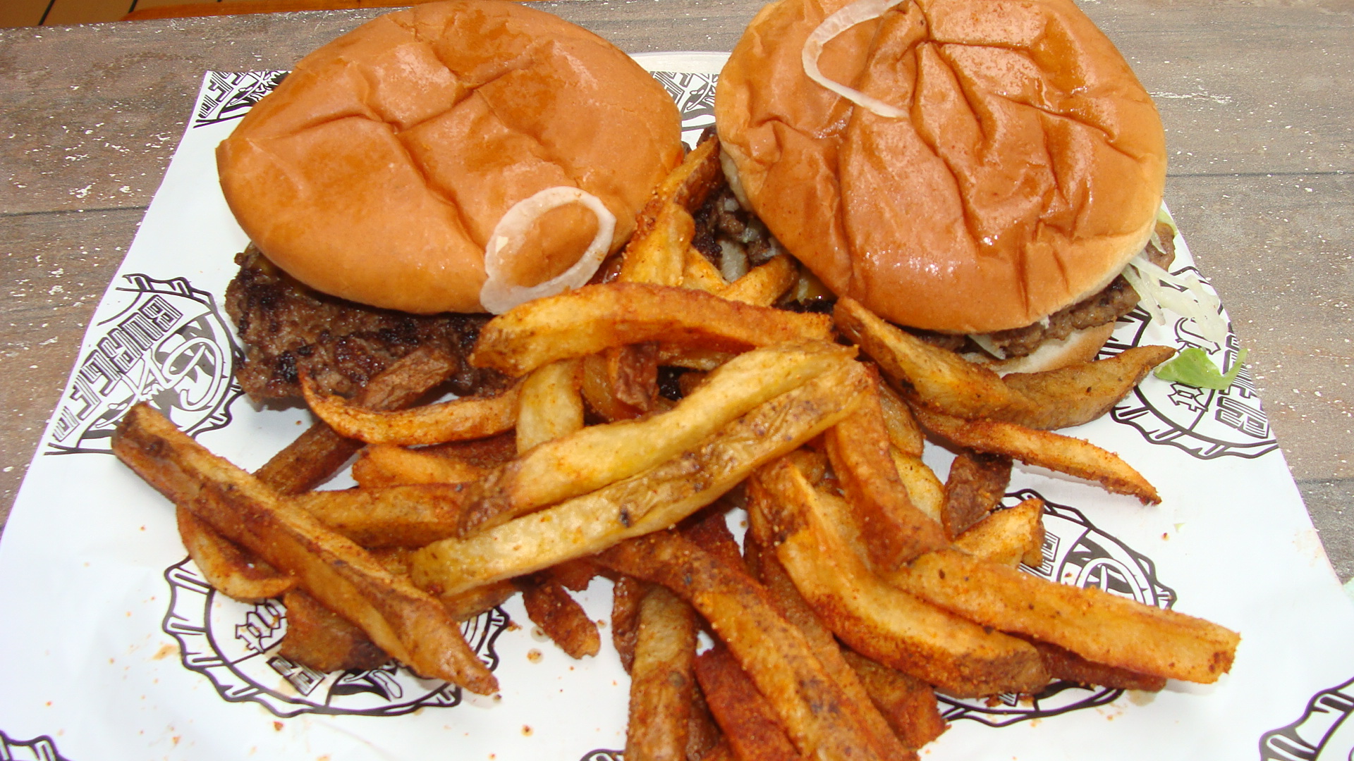 My first burgers of the cruise!