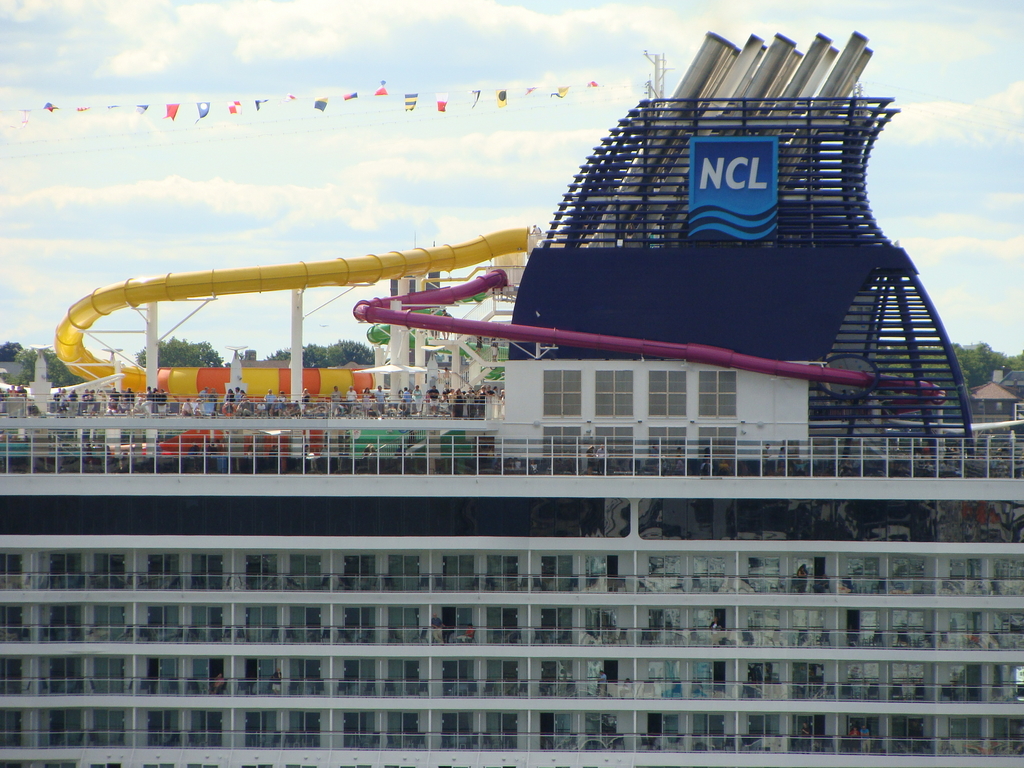 Norwegian Epic slides