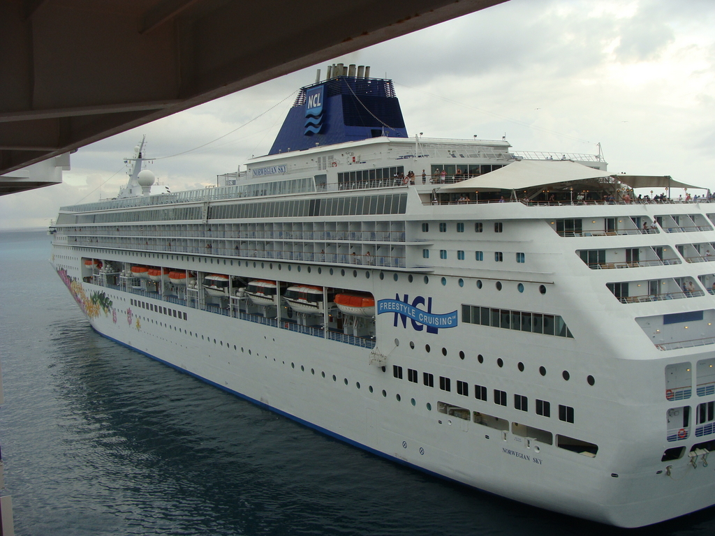 Norwegian Sky arrives in Nassau