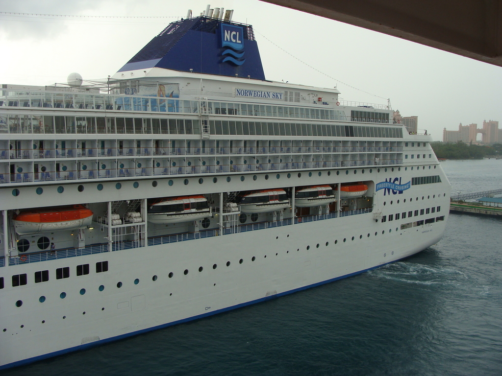 Norwegian Sky arrives in Nassau