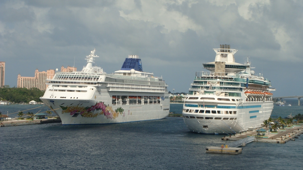 Norwegian Sky  & Majesty of the Seas in Nassau