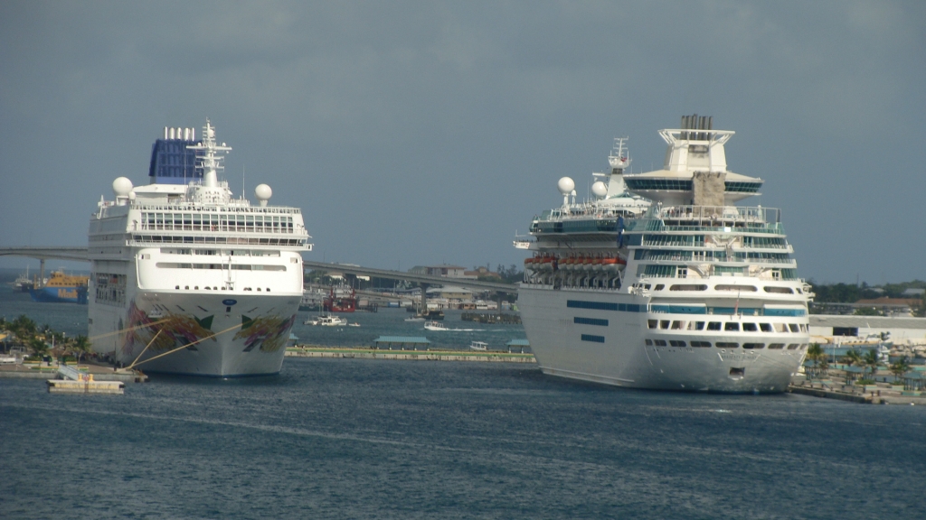 Norwegian Sky  & Majesty of the Seas in Nassau