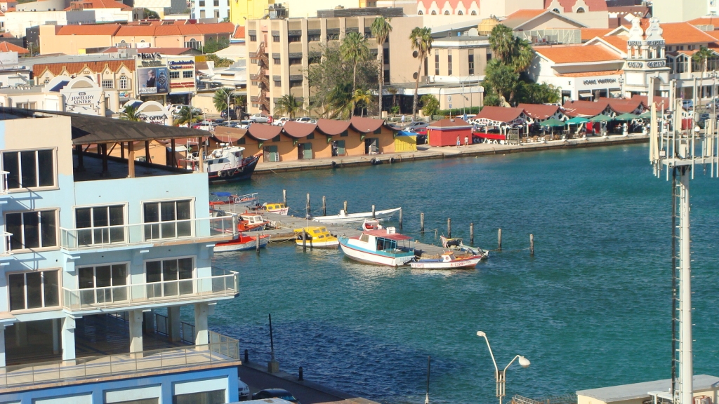 Oranjestad, Aruba from our "secret" deck