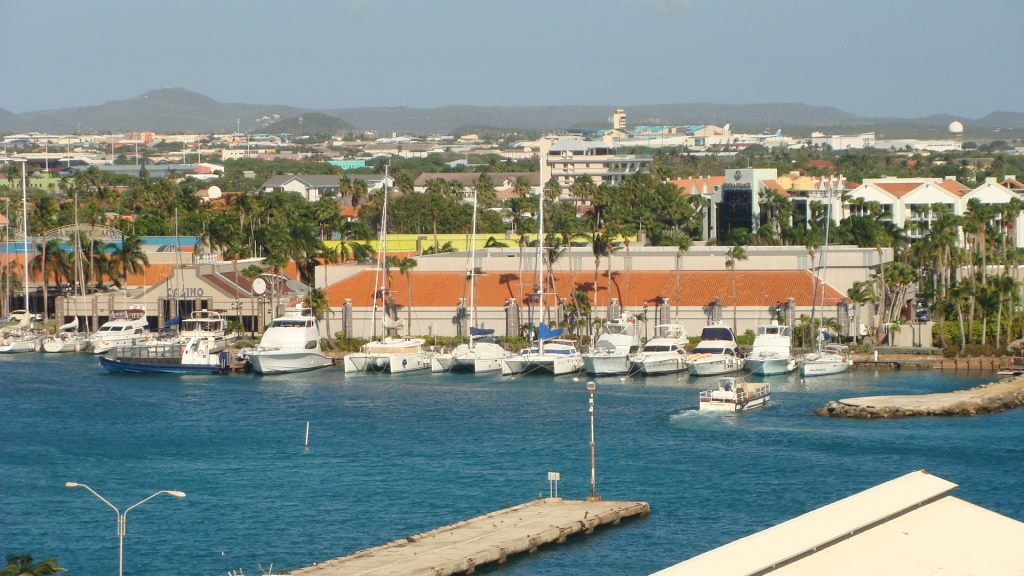 Oranjestad, Aruba from our "secret" deck