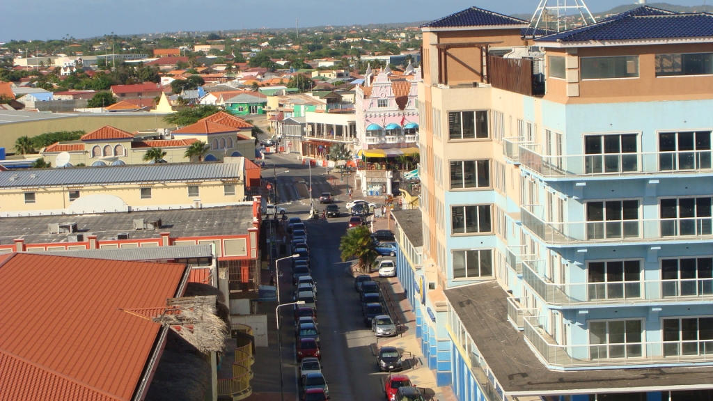 Oranjestad, Aruba from our "secret" deck