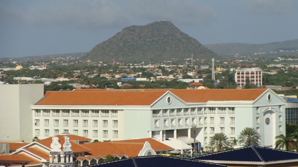 Oranjestad, Aruba from our "secret" deck