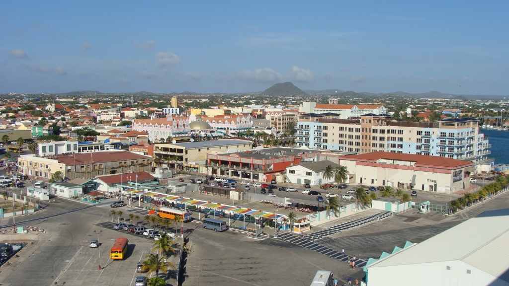 Oranjestad, Aruba from our "secret" deck