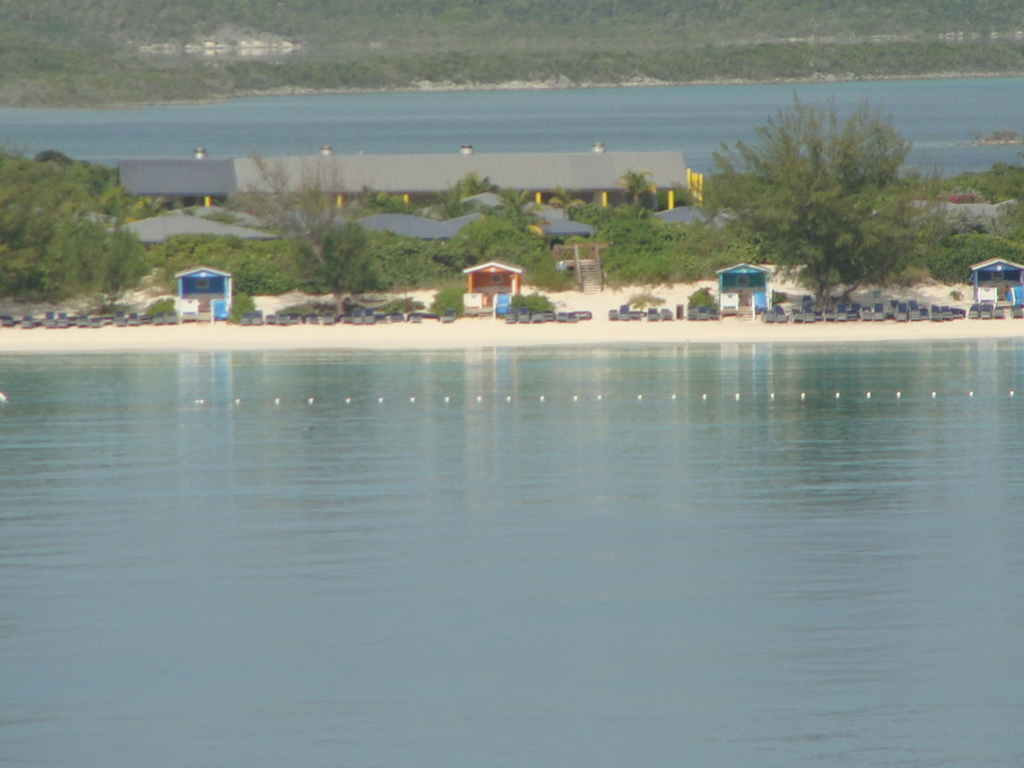 Our cabana - taken from the ship