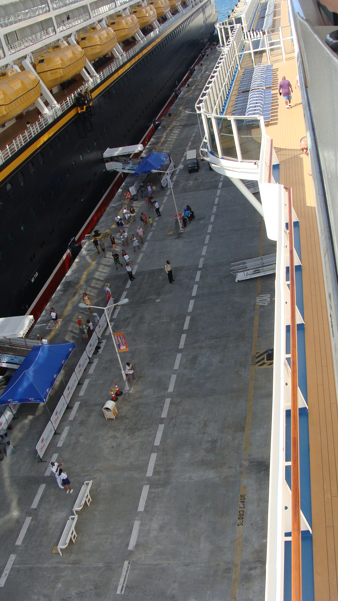 Our pier in St. Maarten