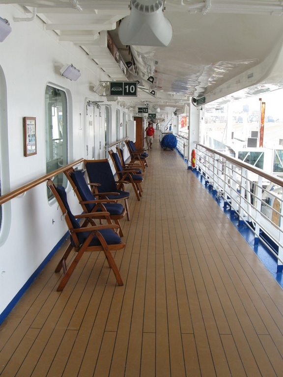 Outside walkway - Promenade deck