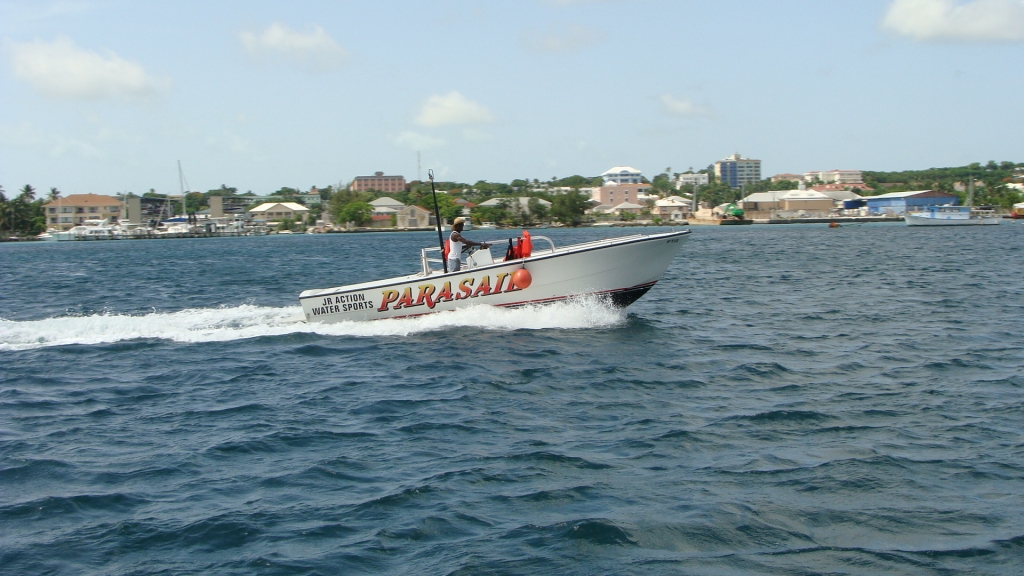 Parasail boat