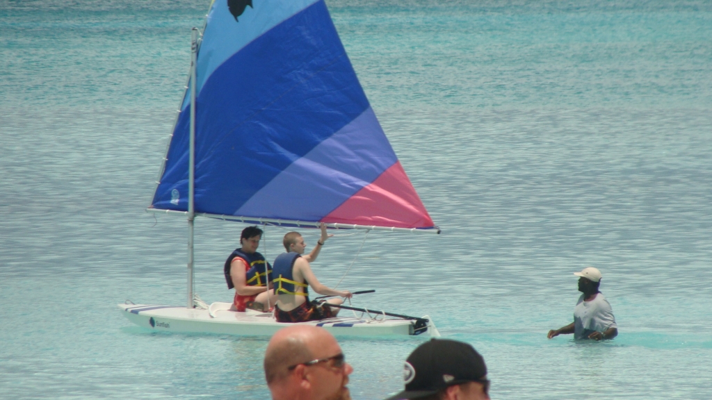 Patti and Ryan go sailing