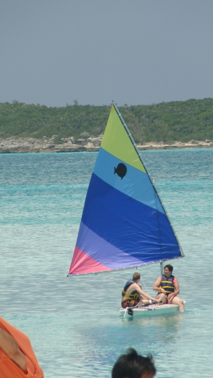 Patti and Ryan go sailing