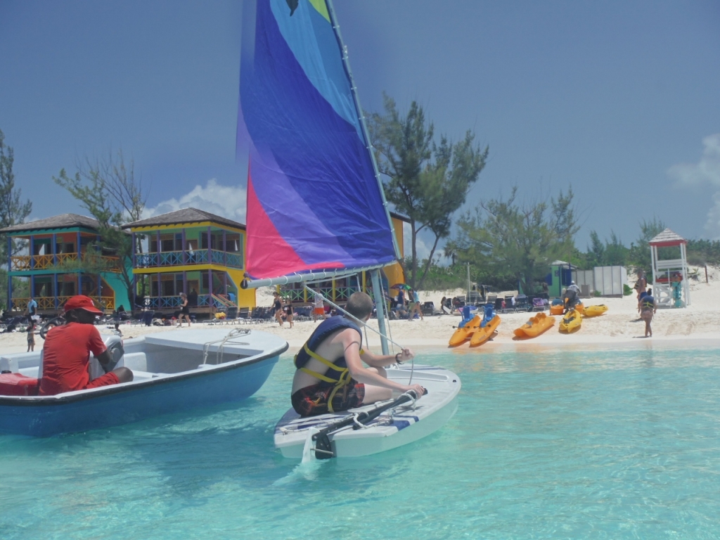 Patti and Ryan go sailing