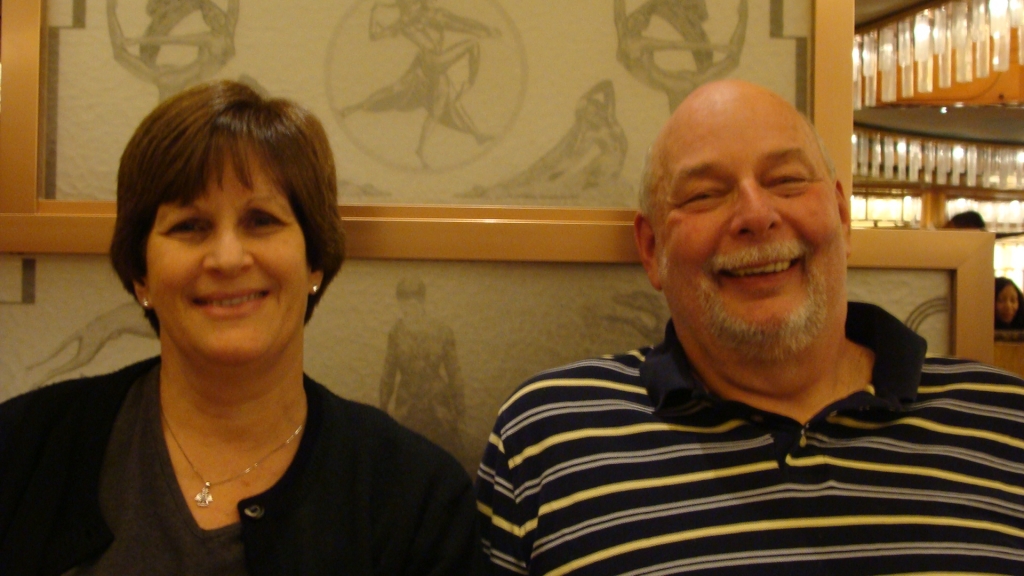 Patti & Jeff at our firat dinner