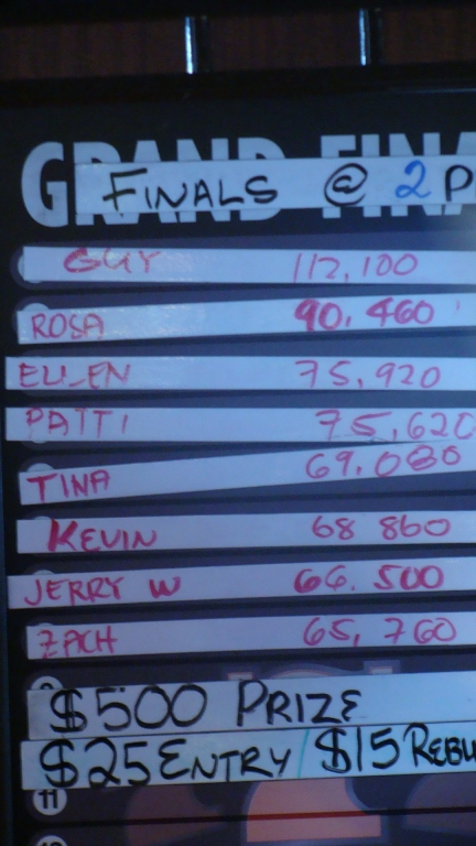 Patti's on the leader board again