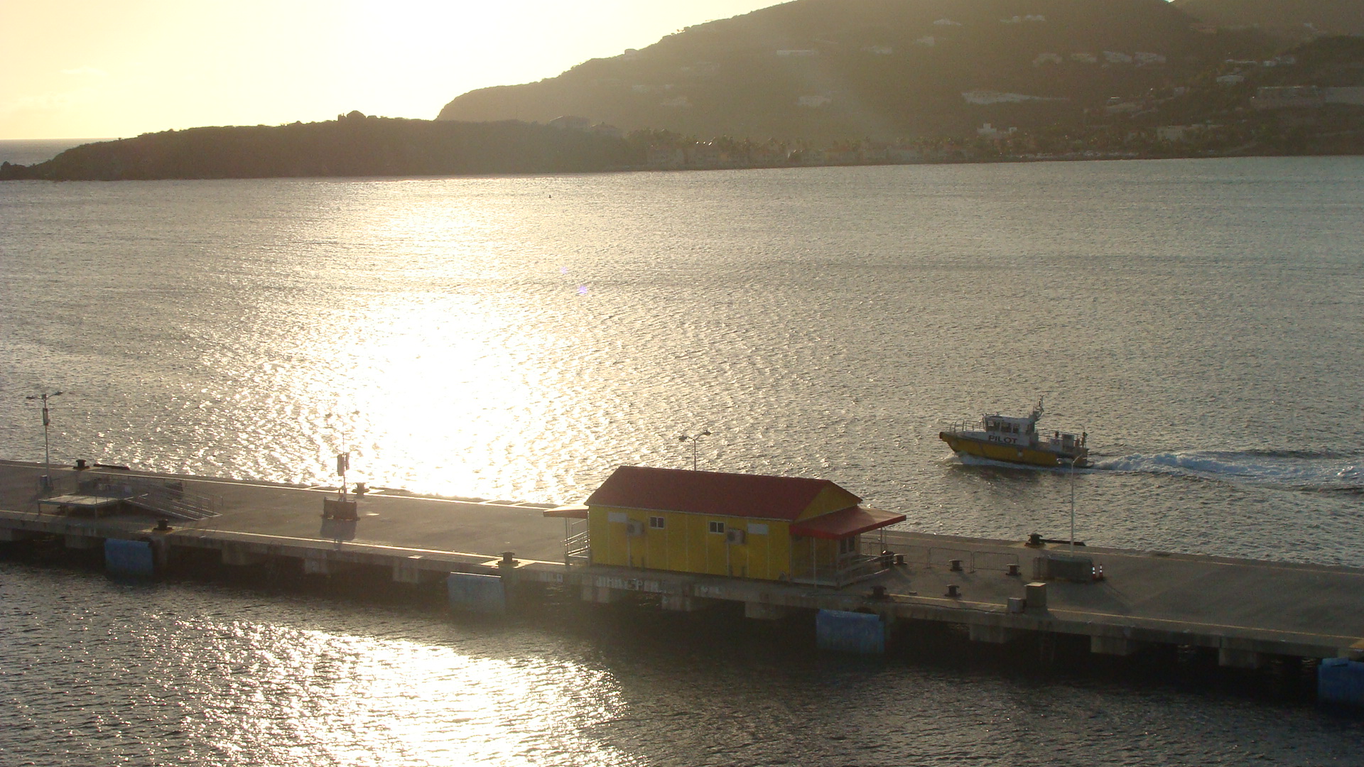 Pilot Boat heads out