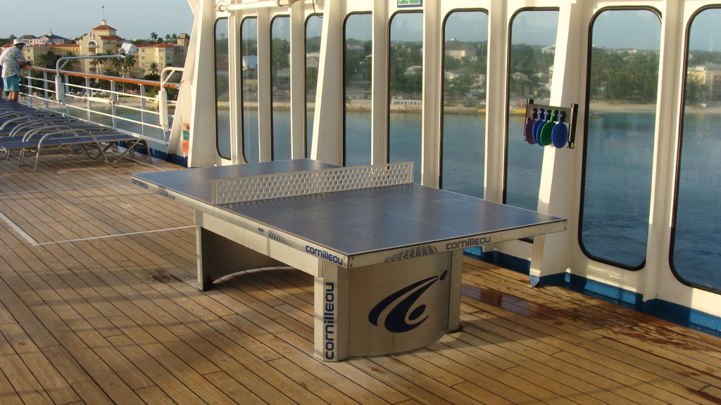 Ping pong table - deck 11 port side