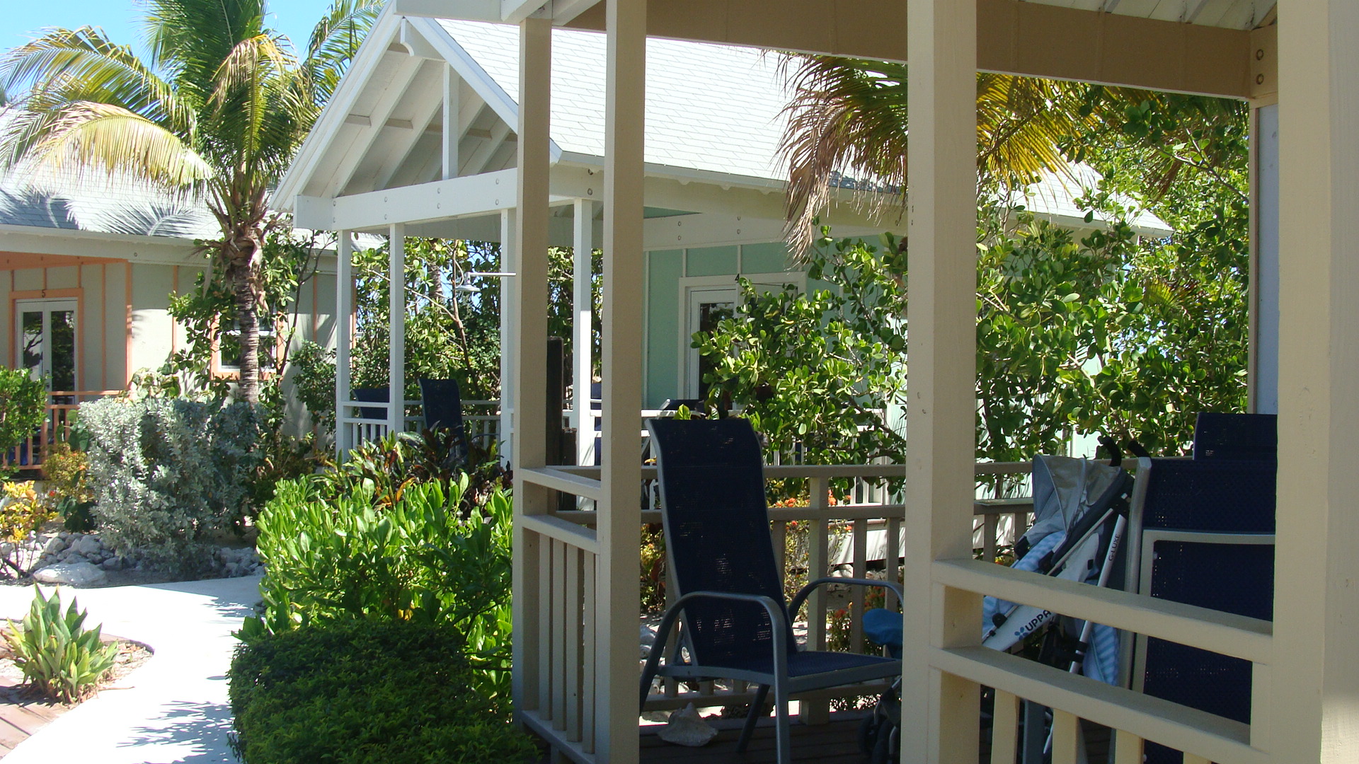 Poolside cabanas