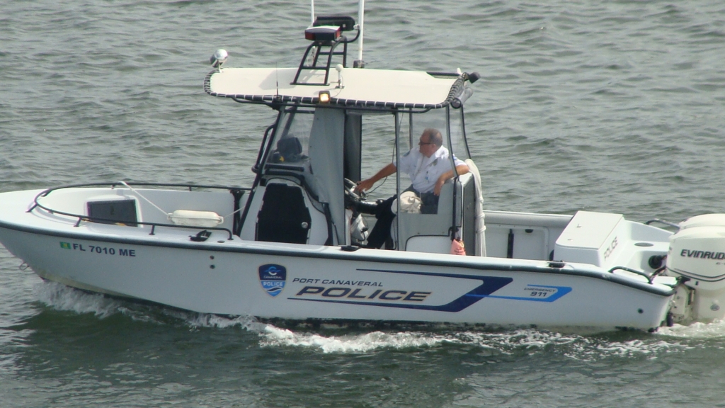 Port Canaveral Police boat