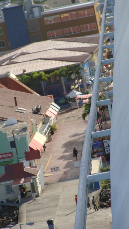 Pulling in to St. Johns, Antigua