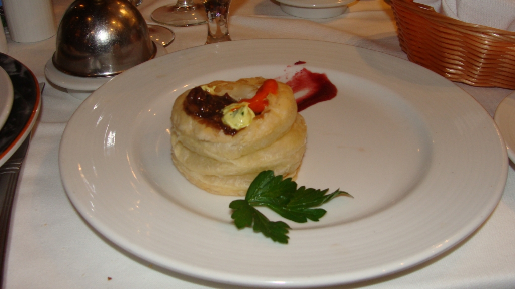 Rabbit in puff pastry